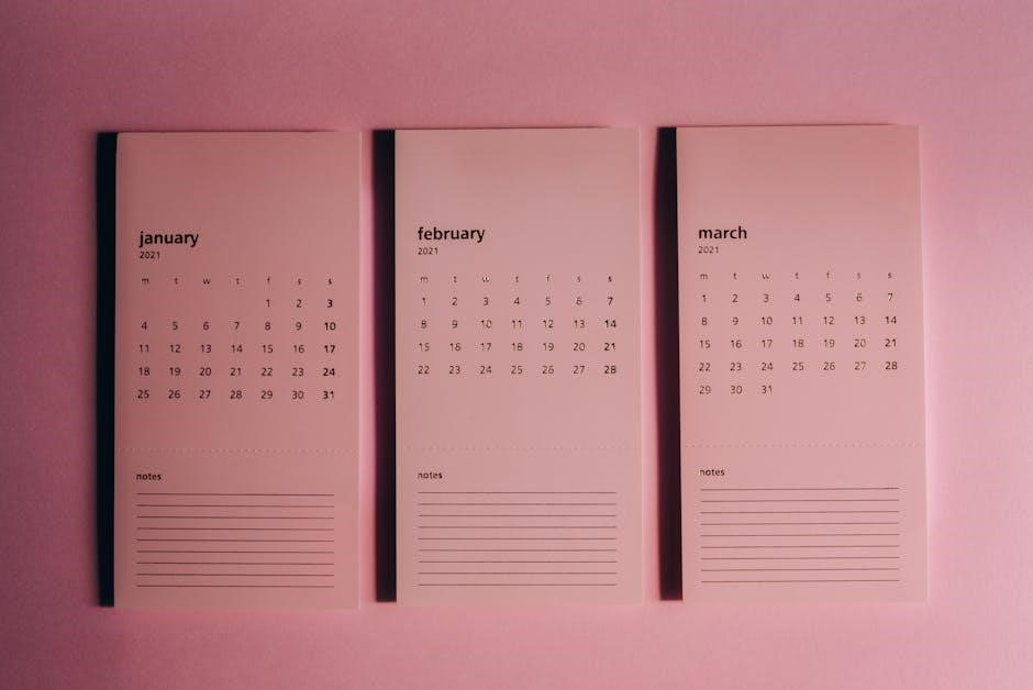 pdf days of the week